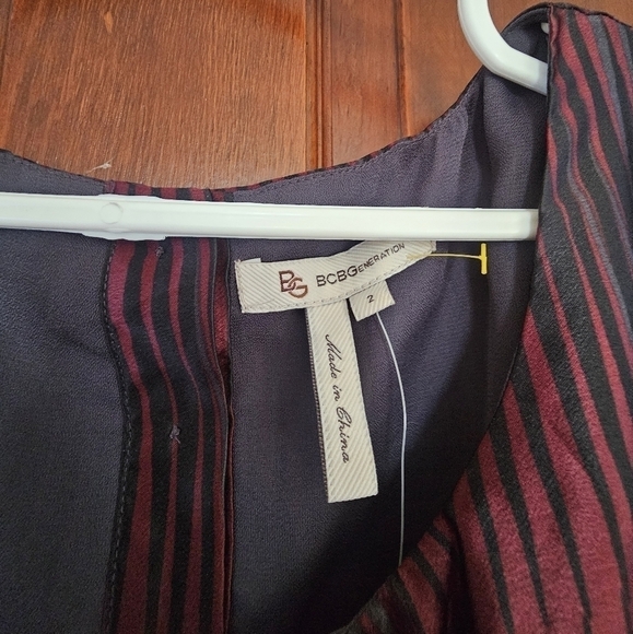 BCBGeneration Pleated Skirt Cocktail Dress - Picture 5 of 9